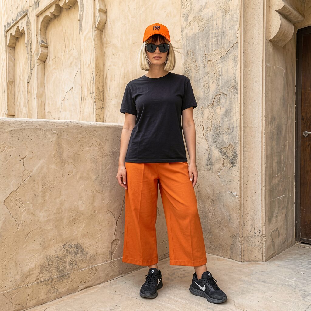 شلوار بگ لینن زنانه